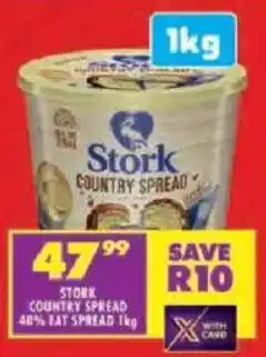 Shoprite Stork country spread 40% fat spread offer