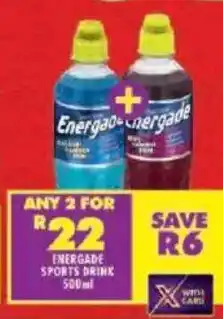 Shoprite Energade sports drink offer