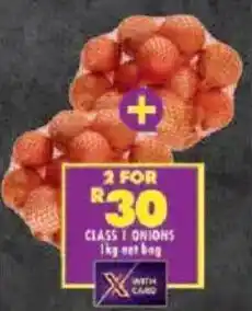 Shoprite Class 1 onions offer
