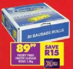 Shoprite Pastry pride frozen sausage rolls offer
