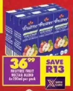 Shoprite Fruitree fruit nectar blend offer