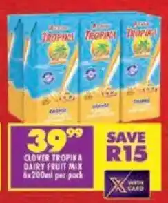 Shoprite Clover tropika dairy fruit mix offer
