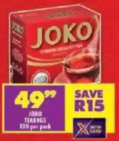 Shoprite Joko teabags offer