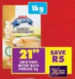 Shoprite Super white instant maize porridge offer