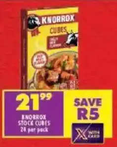 Shoprite Knorrox stock cubes offer
