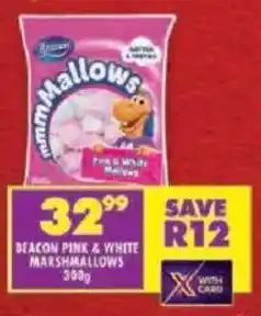 Shoprite Beacon pink & white marshmallows offer