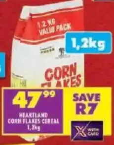 Shoprite Heartland corn flakes cereal offer