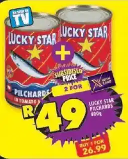 Shoprite Lucky star pilchards offer