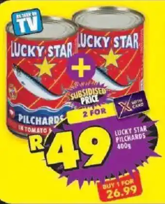 Shoprite Lucky star pilchards offer