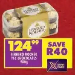 Shoprite Ferrero rocher t16 chocolates offer