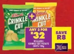 Shoprite Willards crinkle cut potato chips offer