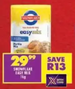 Shoprite Snowflake easy mix offer