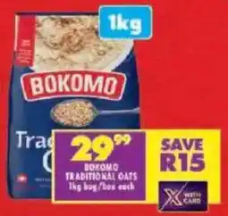 Shoprite Bokomo traditional oats offer