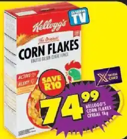 Shoprite Kellogg's corn flakes cereal offer