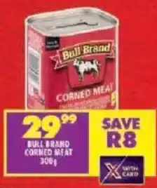 Shoprite Bull brand corned meat offer
