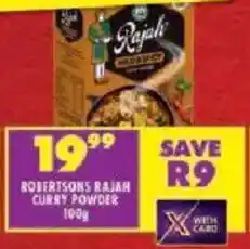 Shoprite Robertson's rajah curry powder offer