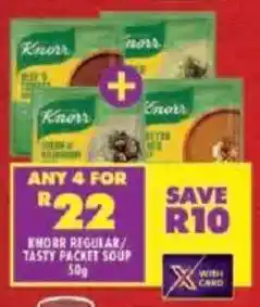 Shoprite Knorr regular/ tasty packet soup offer