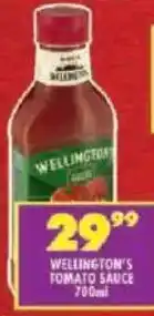 Shoprite Wellington's tomato sauce offer