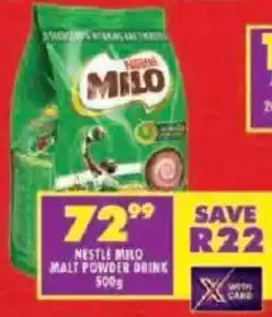 Shoprite Nestle milo malt powder drink offer