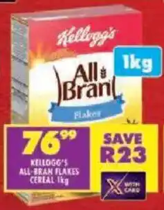 Shoprite Kellogg's all-bran flakes cereal offer