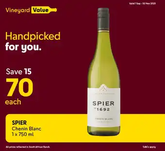 SPIER Chenin Blanc