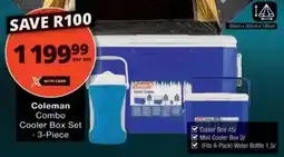 Checkers Coleman Combo Cooler Box Set offer