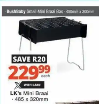 Checkers LK's Mini Braai offer