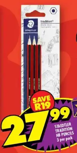 Shoprite Staedtler tradition hb pencils offer