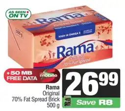 Spar Rama Original 70% Fat Spread Brick offer