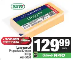 Spar Lancewood Prepacked Cheese Assorted offer