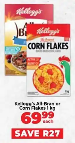 Food Lover's Market Kellogg's All-Bran or Corn Flakes offer