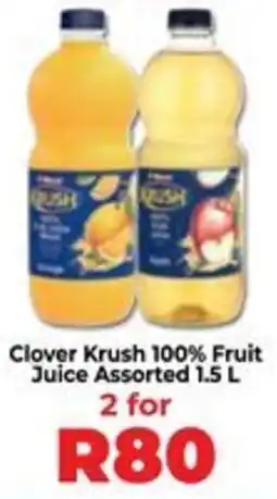 Food Lover's Market Clover Krush 100% Fruit Juice Assorted offer