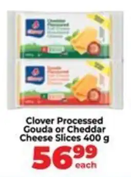 Food Lover's Market Clover Processed Gouda or Cheddar Cheese Slices offer