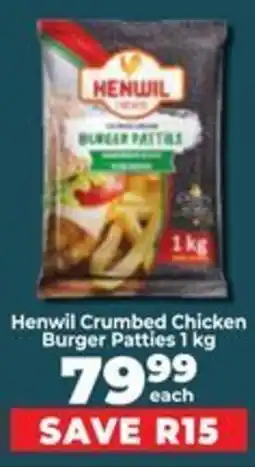 Food Lover's Market Henwil Crumbed Chicken Burger Patties offer