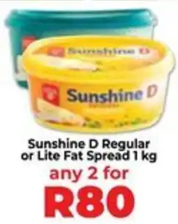 Food Lover's Market Sunshine D Regular or Lite Fat Spread offer