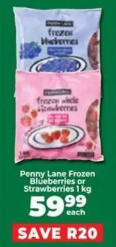 Food Lover's Market Penny Lane Frozen Blueberries or Strawberries offer