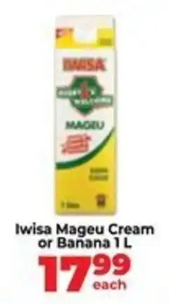 Food Lover's Market Iwisa Mageu Cream or Banana offer