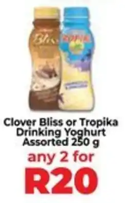 Food Lover's Market Clover Bliss or Tropika Drinking Yoghurt Assorted offer