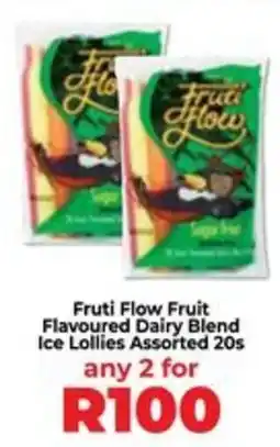 Food Lover's Market Fruti Flow Fruit Flavoured Dairy Blend Ice Lollies Assorted offer
