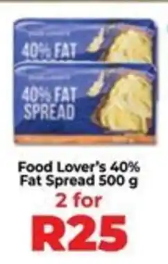 Food Lover's Market Food Lover's 40% Fat Spread offer