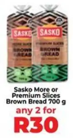 Food Lover's Market Sasko More or Premium Slices Brown Bread offer