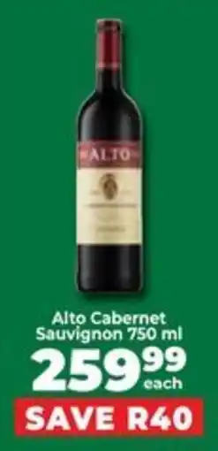 Food Lover's Market Alto Cabernet Sauvignon offer