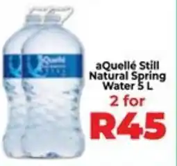 Food Lover's Market aQuellé Still Natural Spring Water offer
