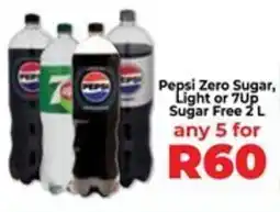 Food Lover's Market Pepsi Zero Sugar, Light or 7Up Sugar Free offer