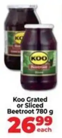 Food Lover's Market Koo Grated or Sliced Beetroot offer