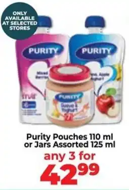 Food Lover's Market Purity Pouches or Jars Assorted offer