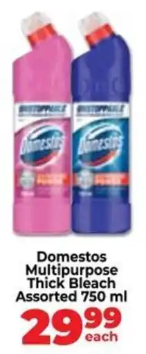 Food Lover's Market Domestos Multipurpose Thick Bleach Assorted offer