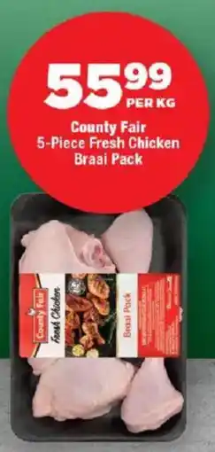 OK MiniMark County Fair Fresh Chicken Braai Pack offer