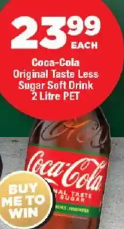 OK MiniMark Coca-Cola Original Taste Less Sugar Soft Drink offer