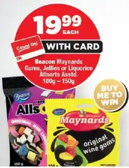 OK MiniMark Beacon Maynards Gums, Jellies or Liquorice Allsorts Asstd. offer